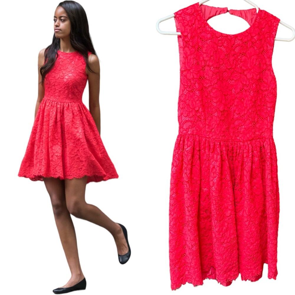 Kate Spade Dresses $498 Kate Spade High Low Lace Dress Size 0